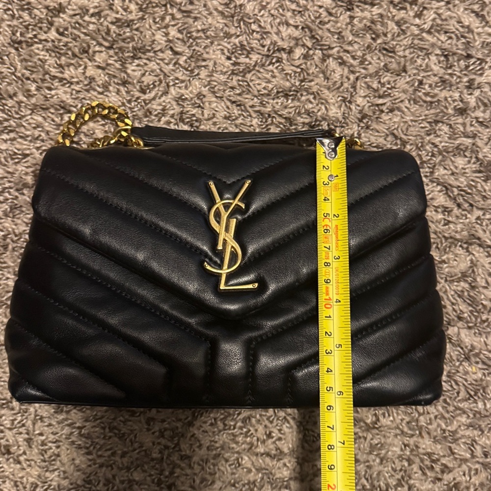 Black Chevron Leather Crossbody - Picture 8 of 8
